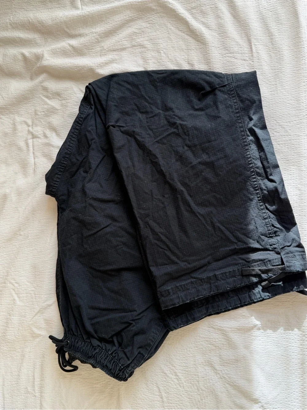 Nike Black Cargo Drawstring Pants